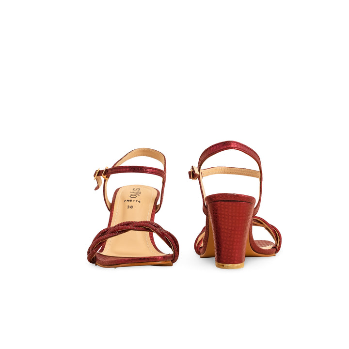 Maroon Fancy Sandal FN6114