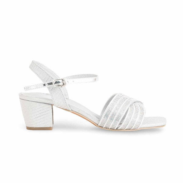 Silver Fancy Sandal FN6116