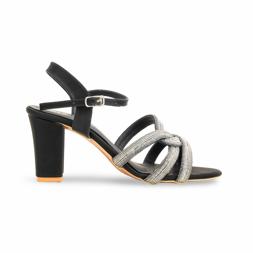 Black Fancy Sandal FN6120