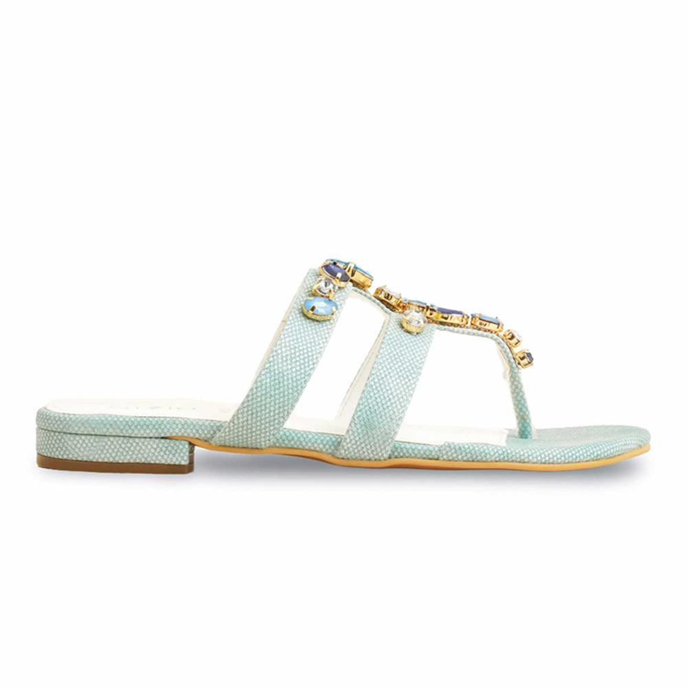 Blue Fancy Sandal FN6124