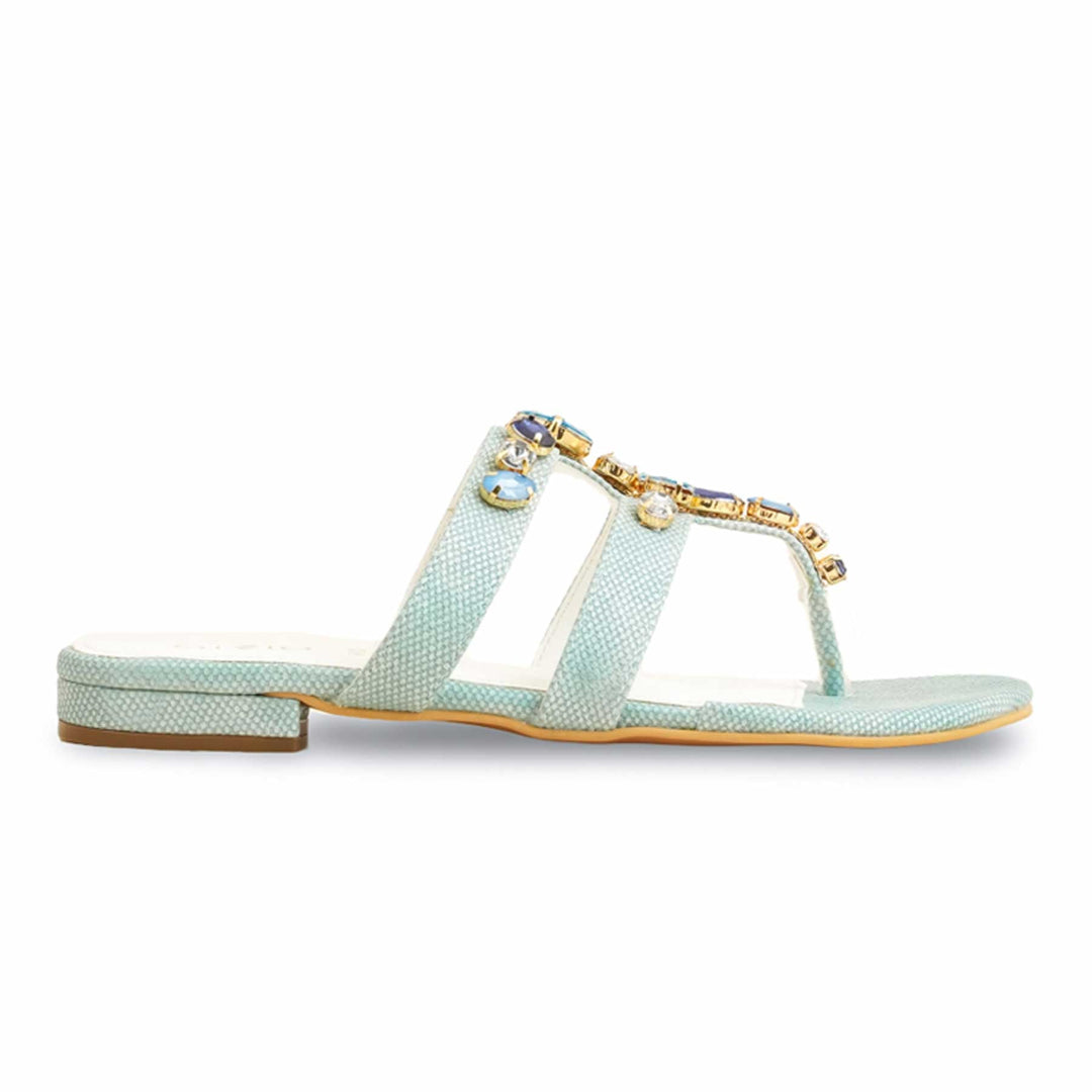 Blue Fancy Sandal FN6124