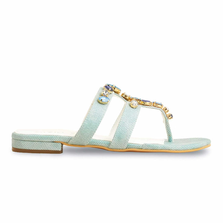 Blue Fancy Sandal FN6124