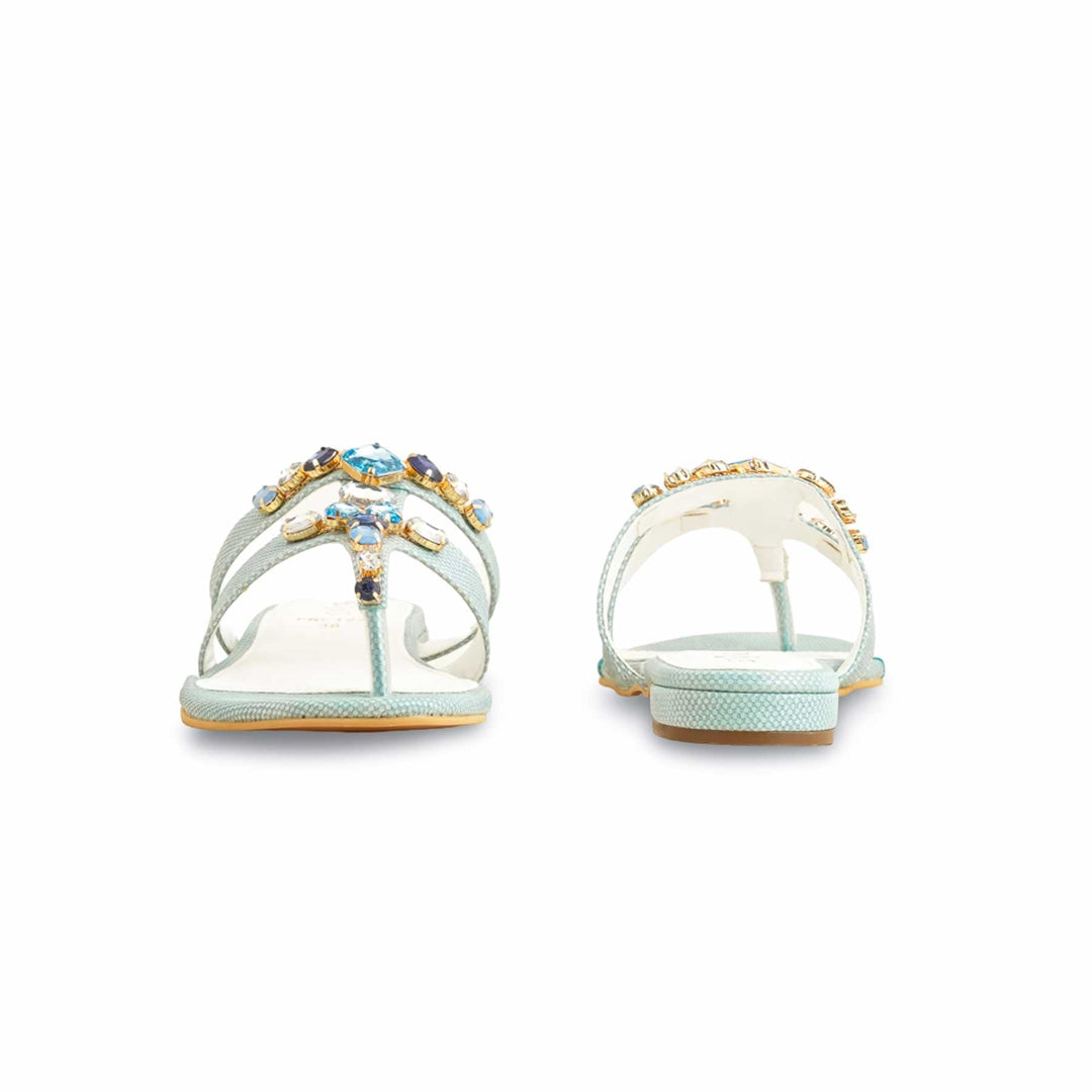 Blue Fancy Sandal FN6124