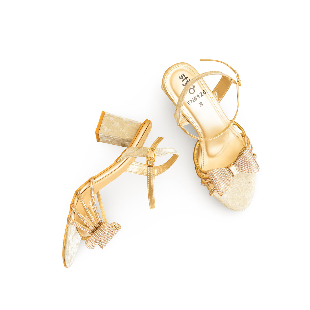Golden Fancy Sandal FN6126
