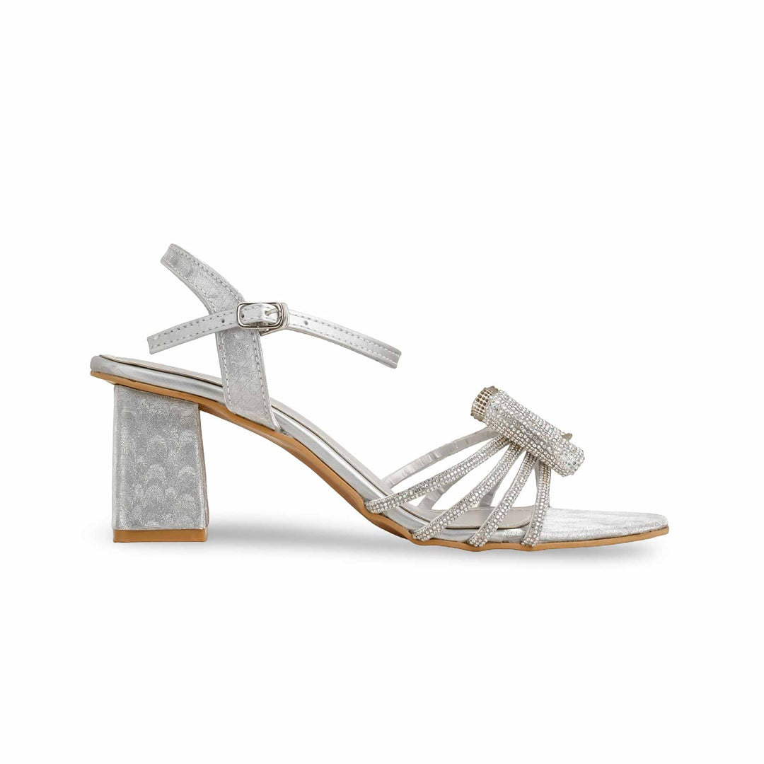 Silver Fancy Sandal FN6126