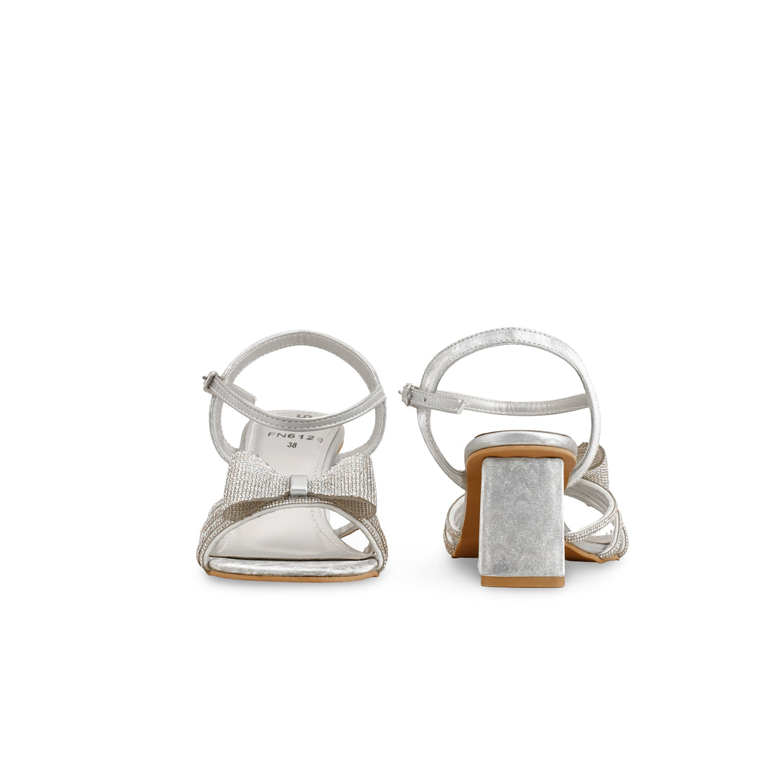 Silver Fancy Sandal FN6126