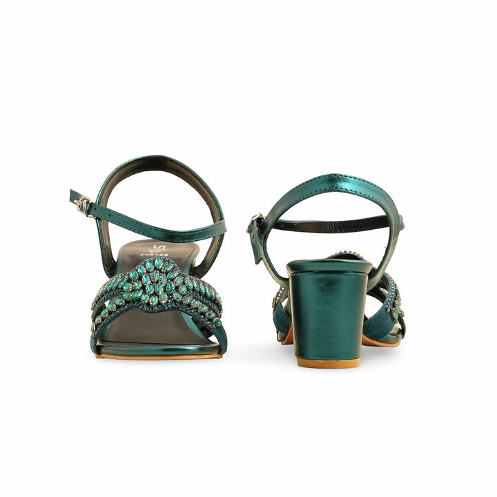 Green Fancy Women Sandal FN6128
