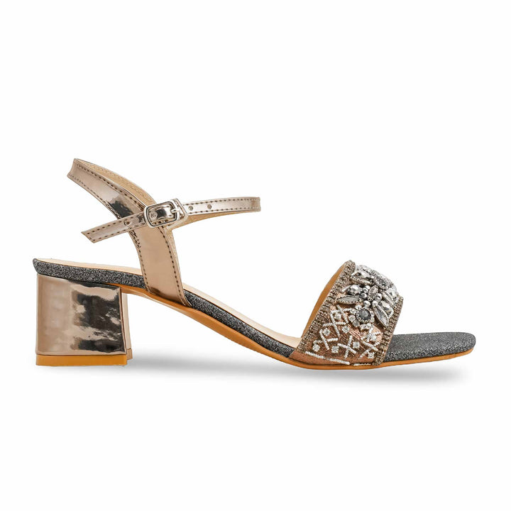 Grey Fancy Sandal FN6129