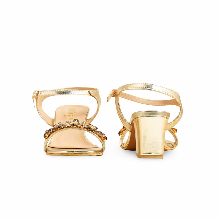 Golden Fancy Sandal FN6133