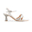Silver Fancy Sandal For Women FN6135