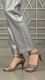 Grey Fancy Sandal FN6136