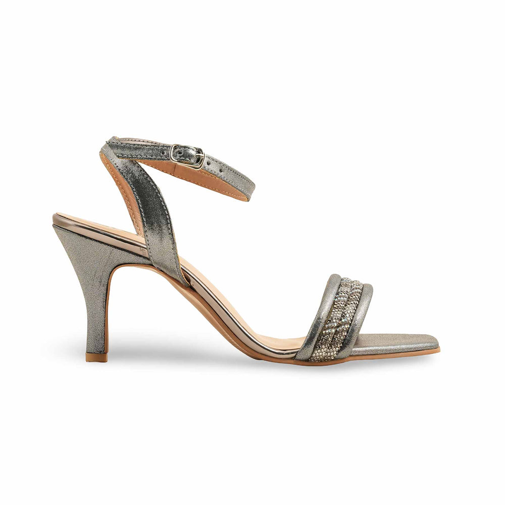 Grey Fancy Sandal FN6136
