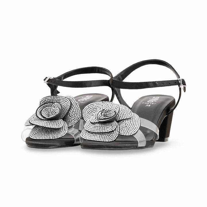 Black Fancy Sandal FN6137