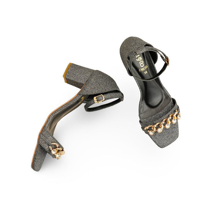 Grey Fancy Sandal FN6146