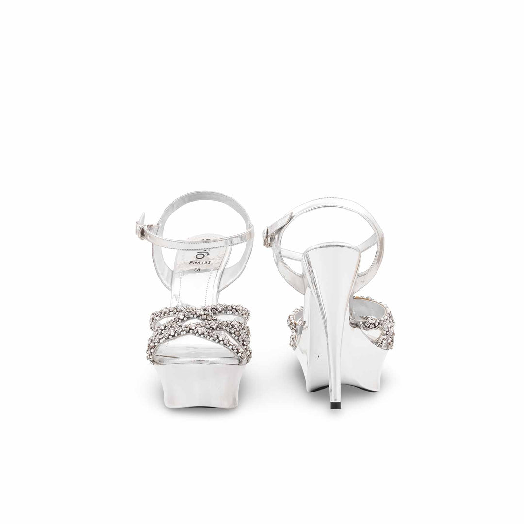 Silver Bridal Sandal FN6153