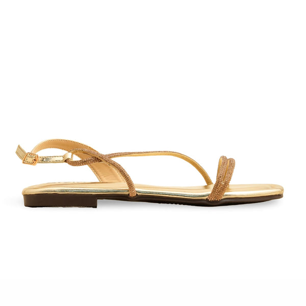 Golden Fancy Sandal FN6162