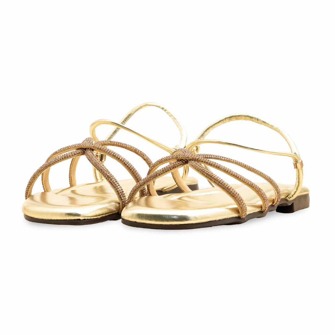 Golden Fancy Sandal FN6163