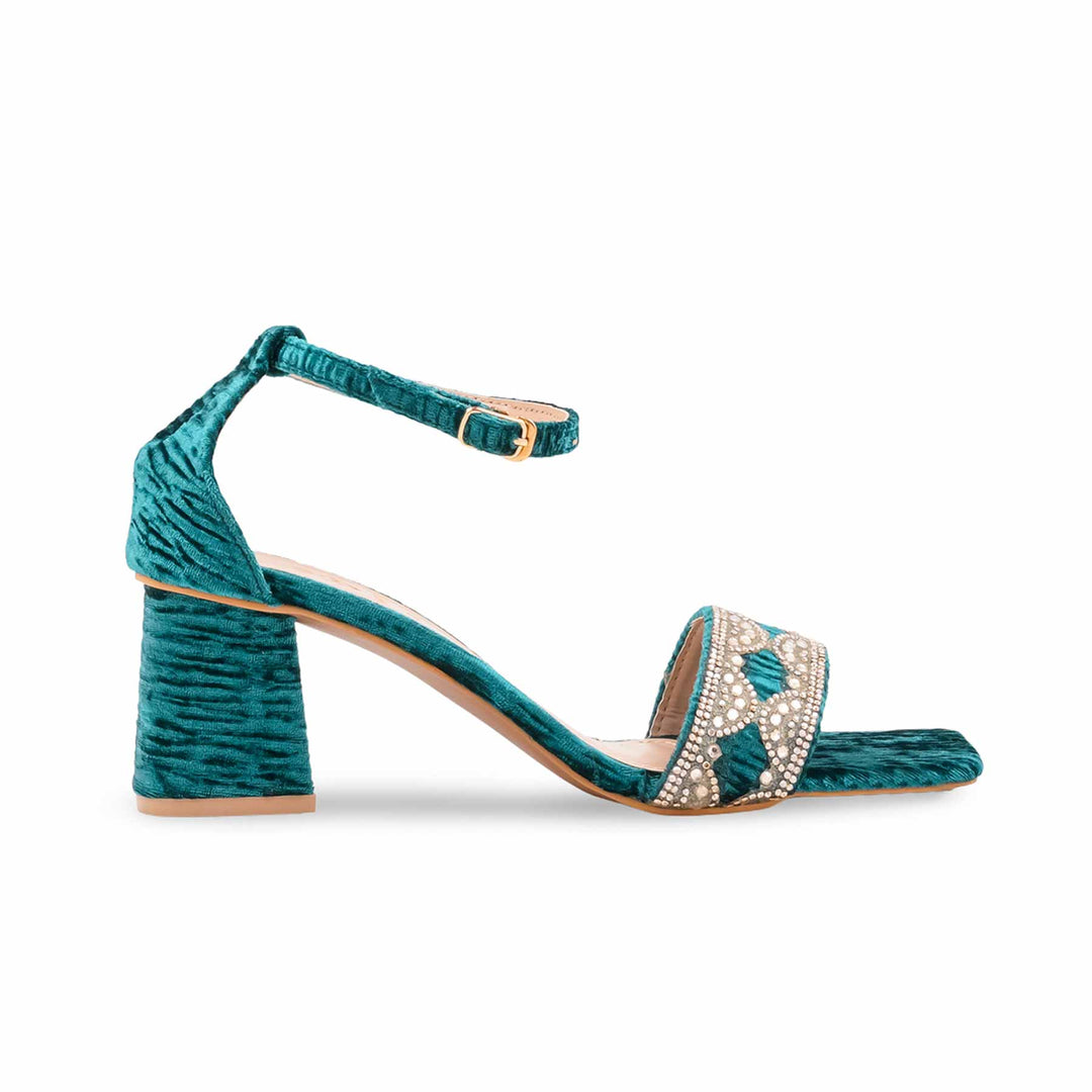 Seagreen Fancy Sandal For Women FN6171