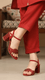 Maroon Fancy Sandal FN6173