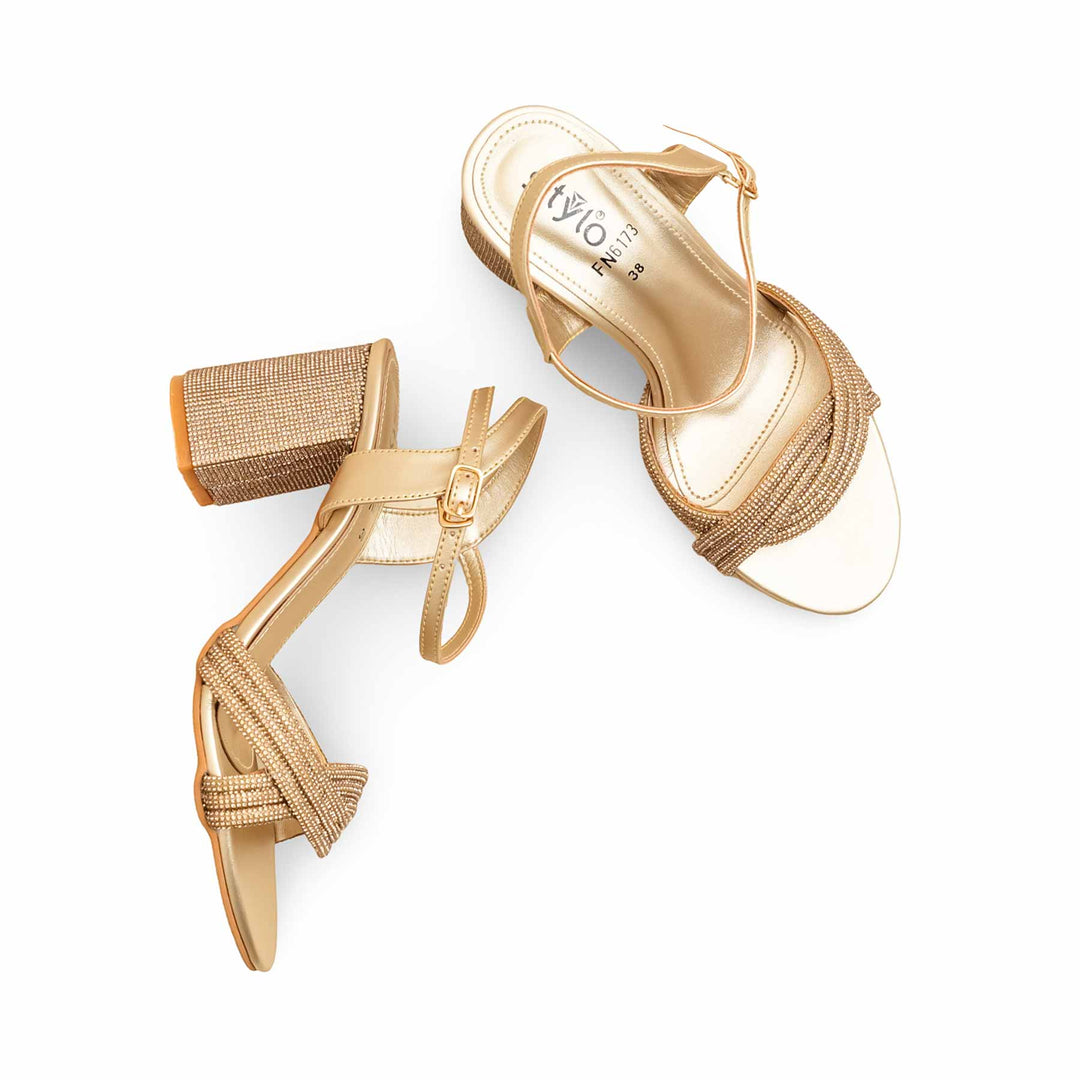Golden Fancy Sandal FN6173