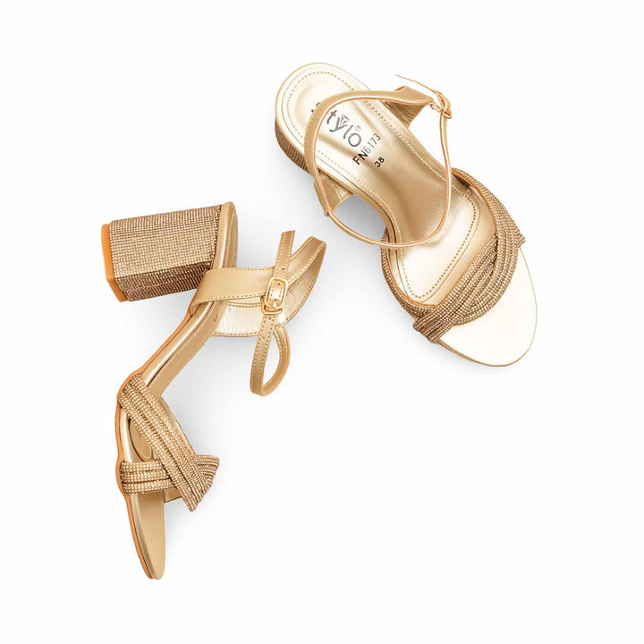 Golden Fancy Sandal FN6173