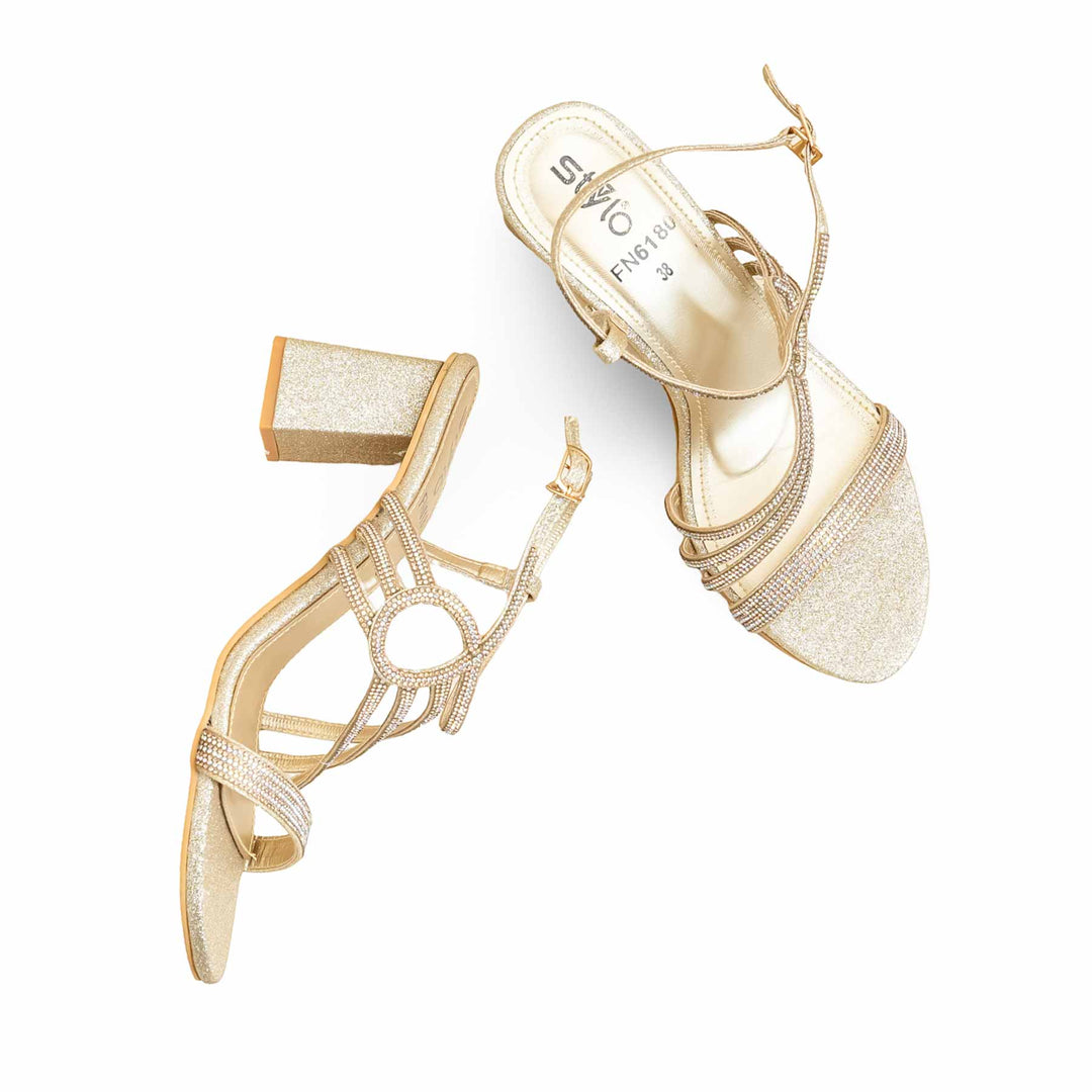 Golden Fancy Sandal FN6180