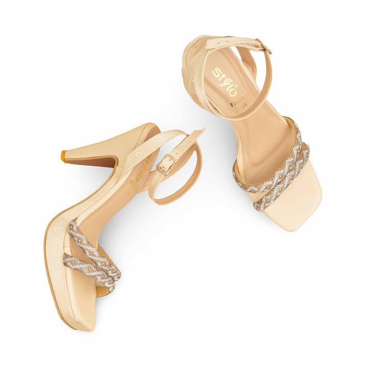 Golden Fancy Bridal Sandal FN6193