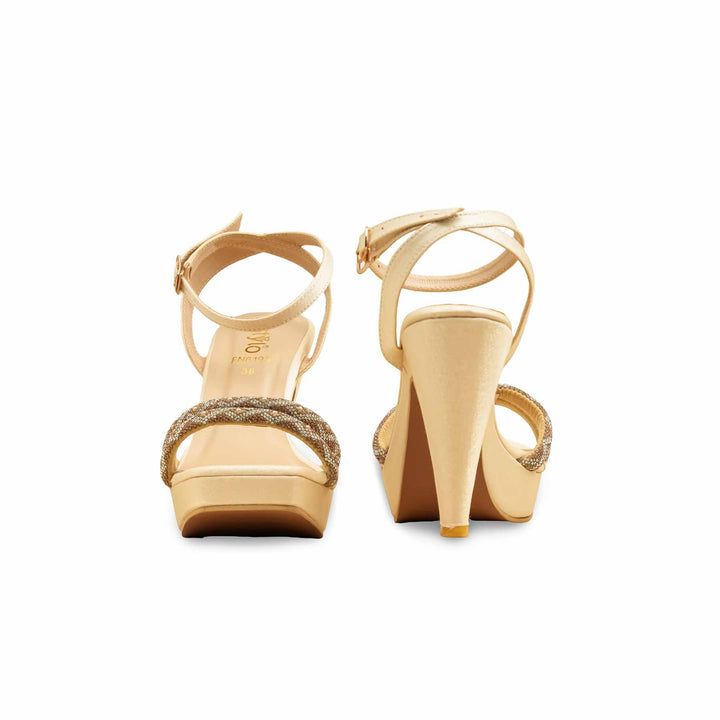 Golden Fancy Bridal Sandal FN6193