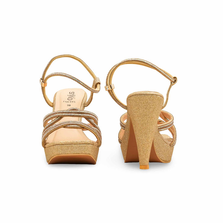 Golden Fancy Bridal Sandal FN6195