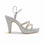 Silver Fancy Bridal Sandal FN6195