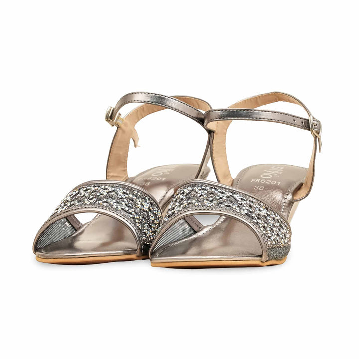 Grey Fancy Women Sandal FN6201