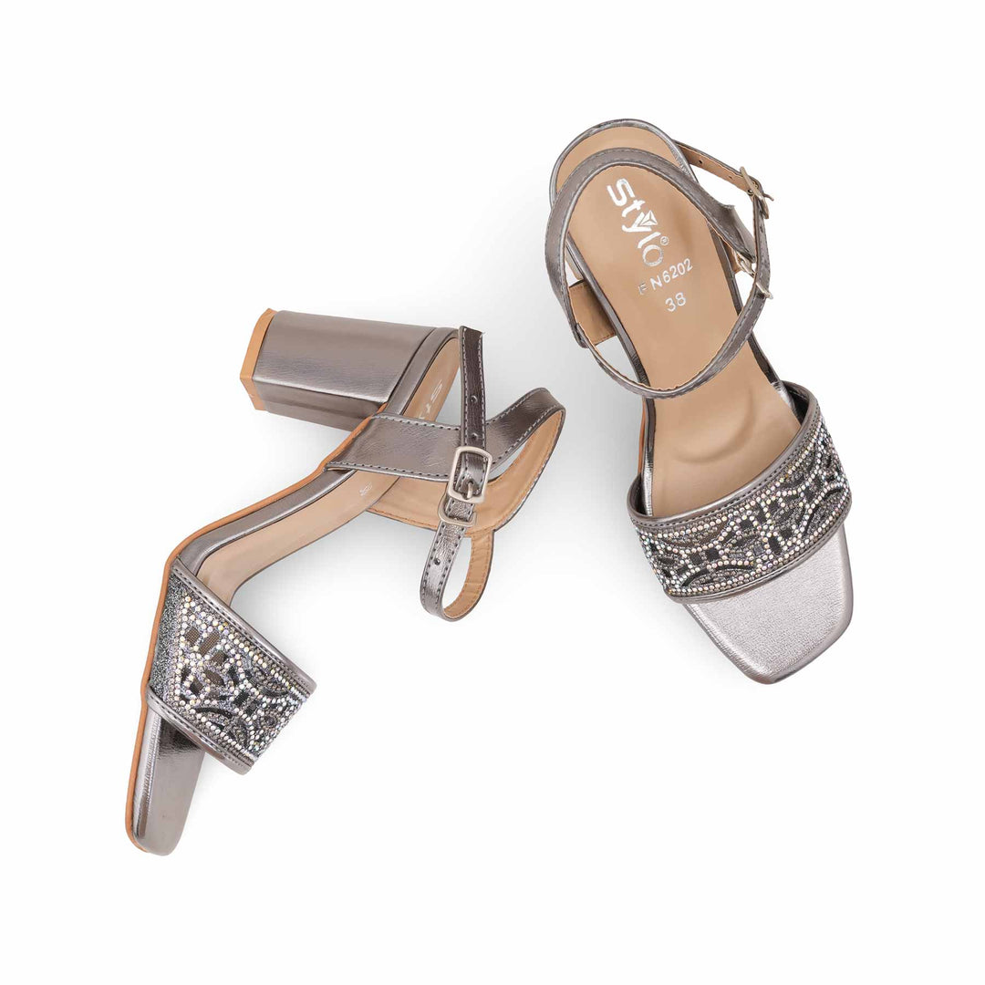 Grey Fancy Women Sandal FN6202