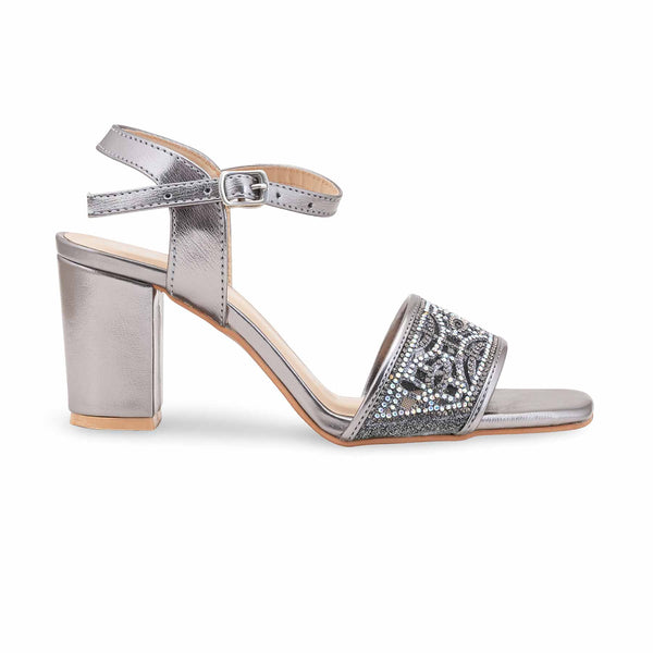 Grey Fancy Women Sandal FN6202