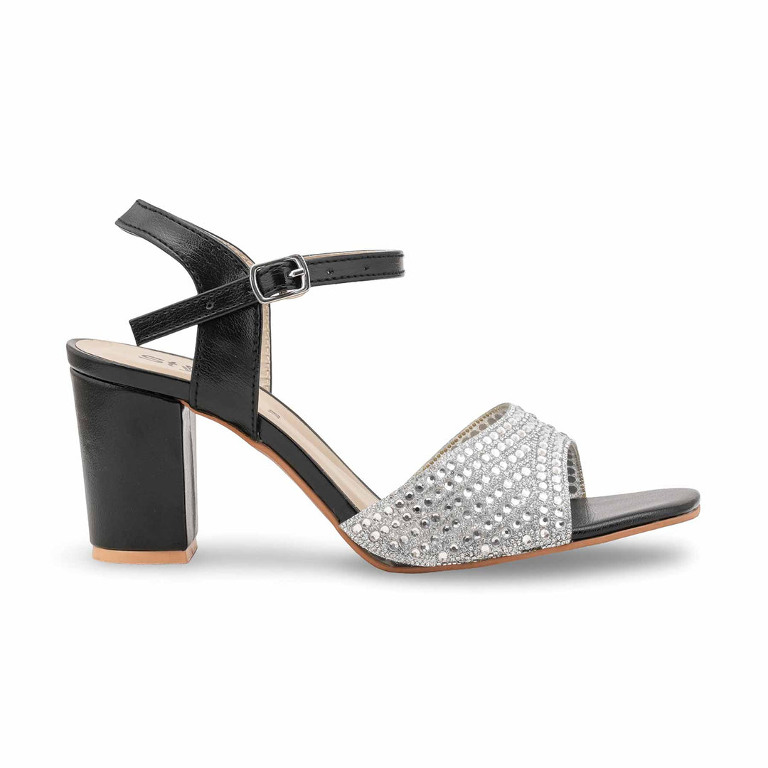 Black Fancy Women Sandal FN6203