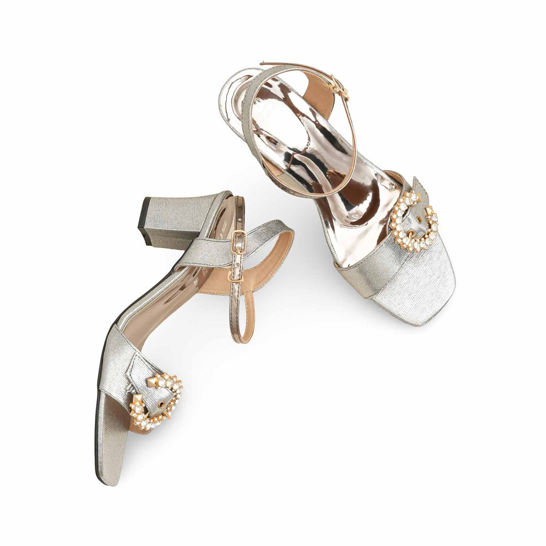 Grey Fancy Sandal For Ladies FN6206