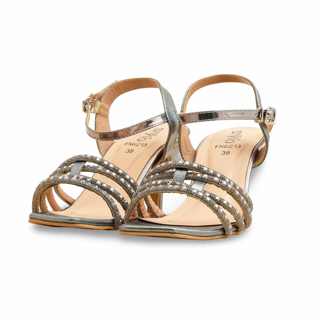 Grey Fancy Sandal FN6213