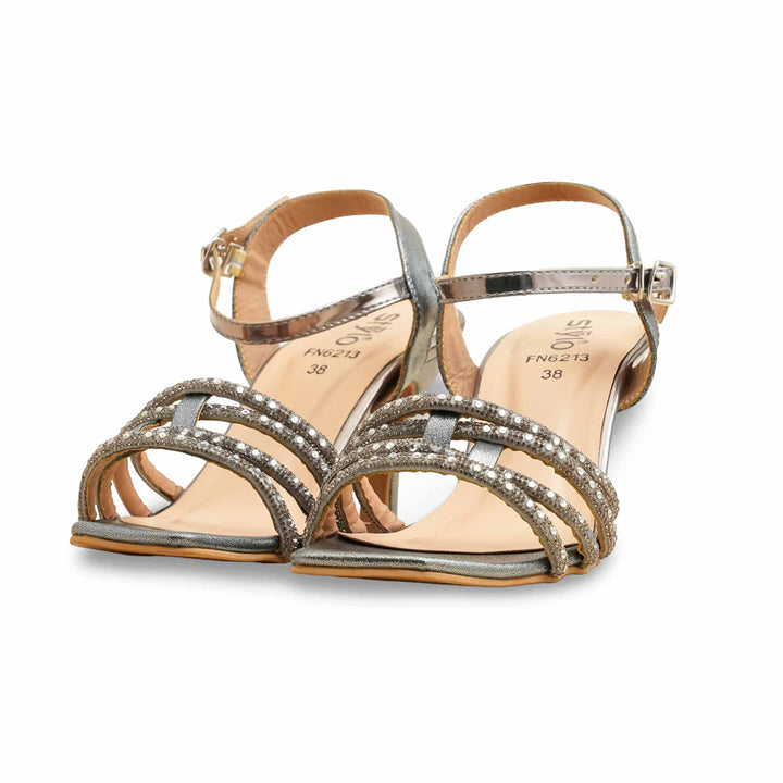 Grey Fancy Sandal FN6213