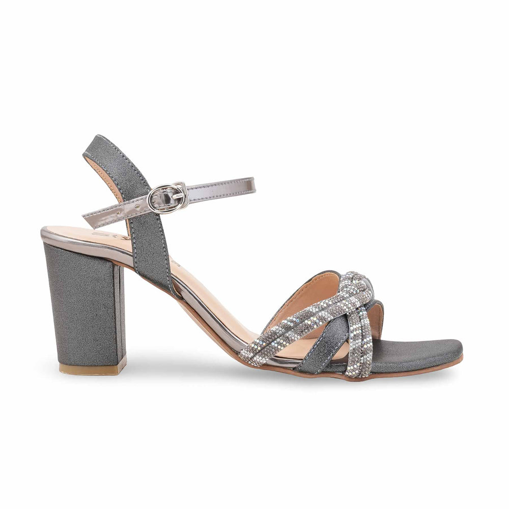 Grey Fancy Women Sandal FN6214