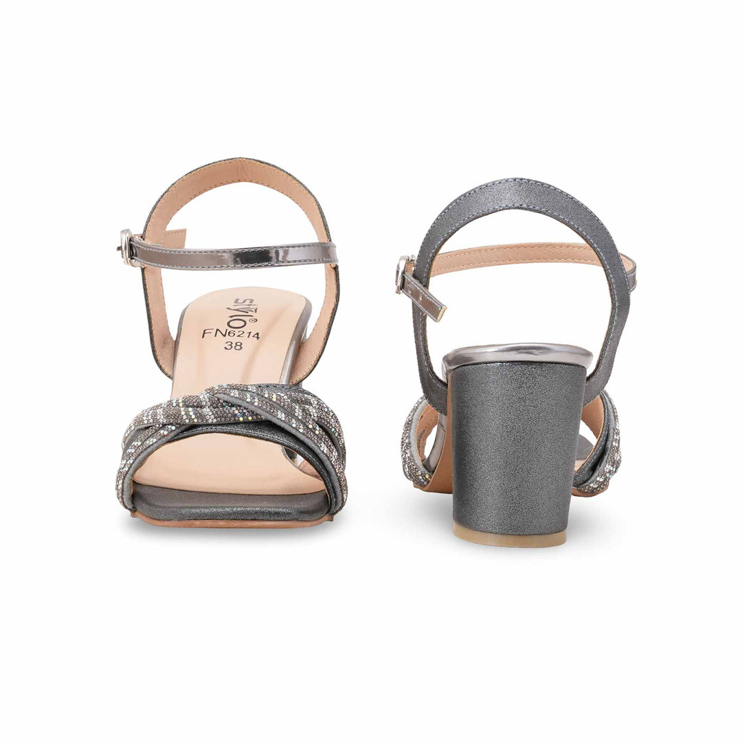 Grey Fancy Women Sandal FN6214