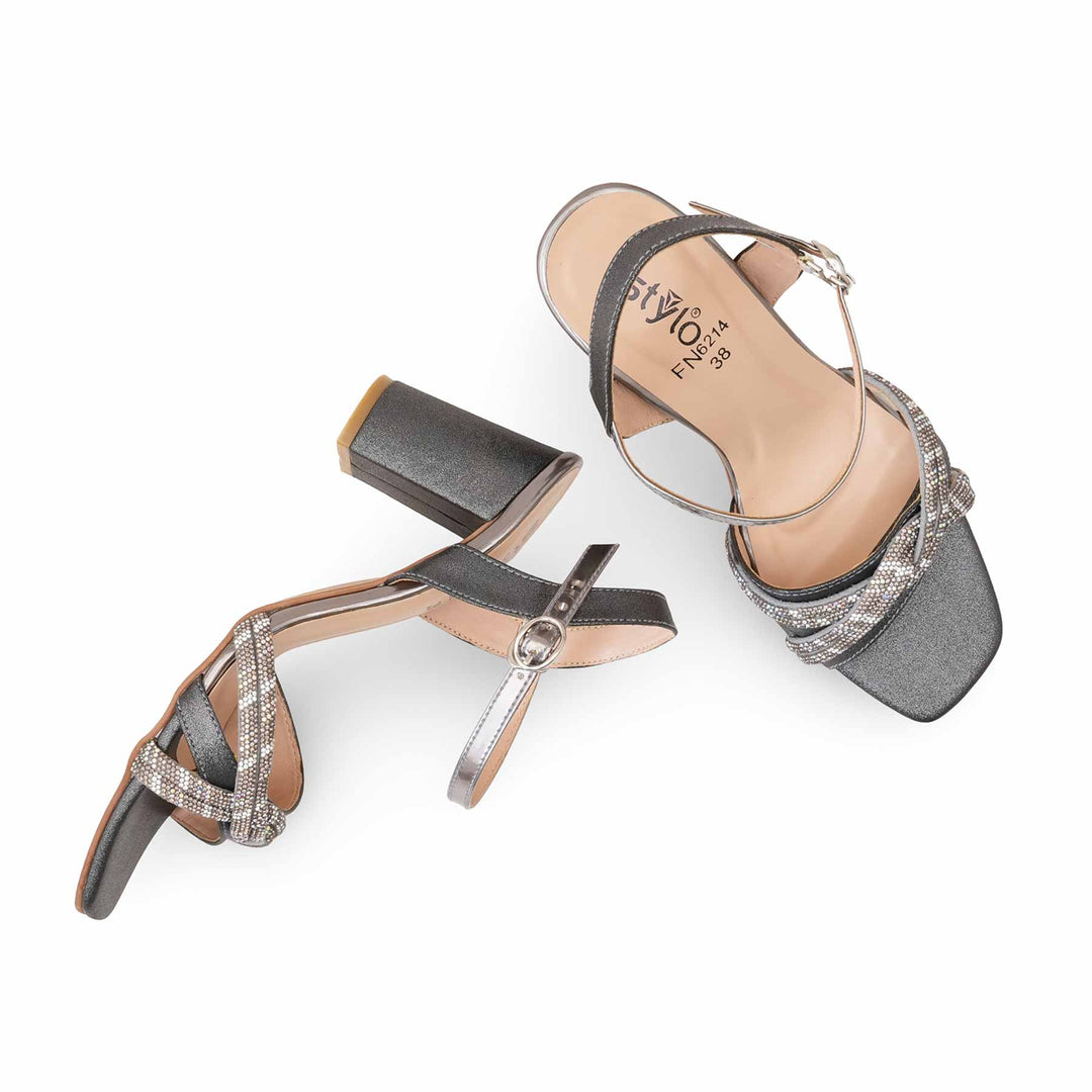 Grey Fancy Women Sandal FN6214