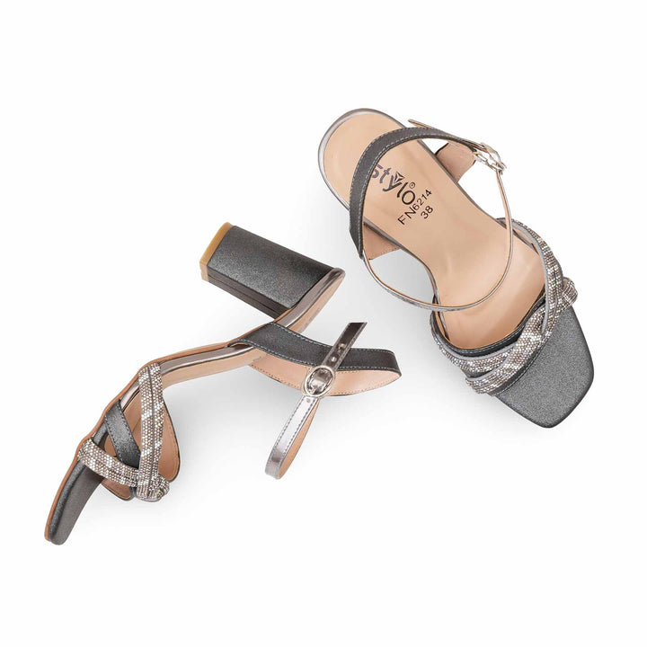 Grey Fancy Women Sandal FN6214