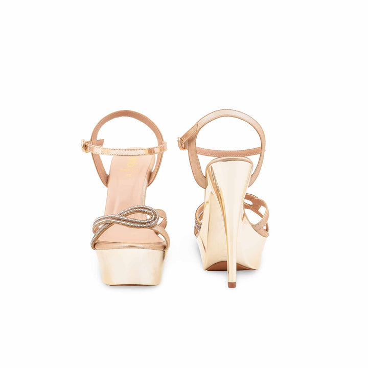 Golden Fancy Bridal Sandal FN6215