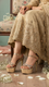 Golden Fancy Bridal Sandal FN6215