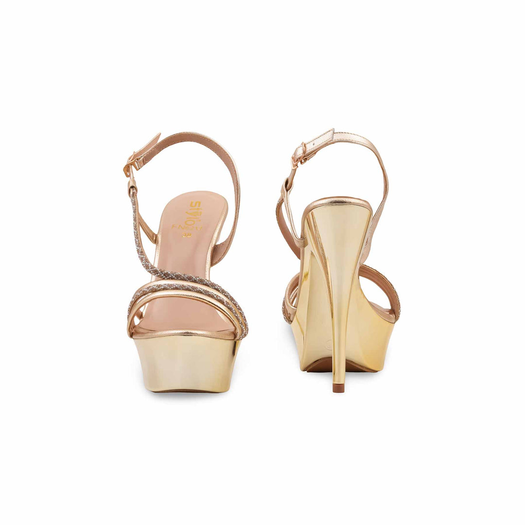 Golden Fancy Bridal Sandal FN6217