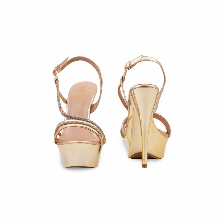 Golden Fancy Bridal Sandal FN6217