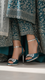 Seagreen Fancy Bridal Sandal FN6218