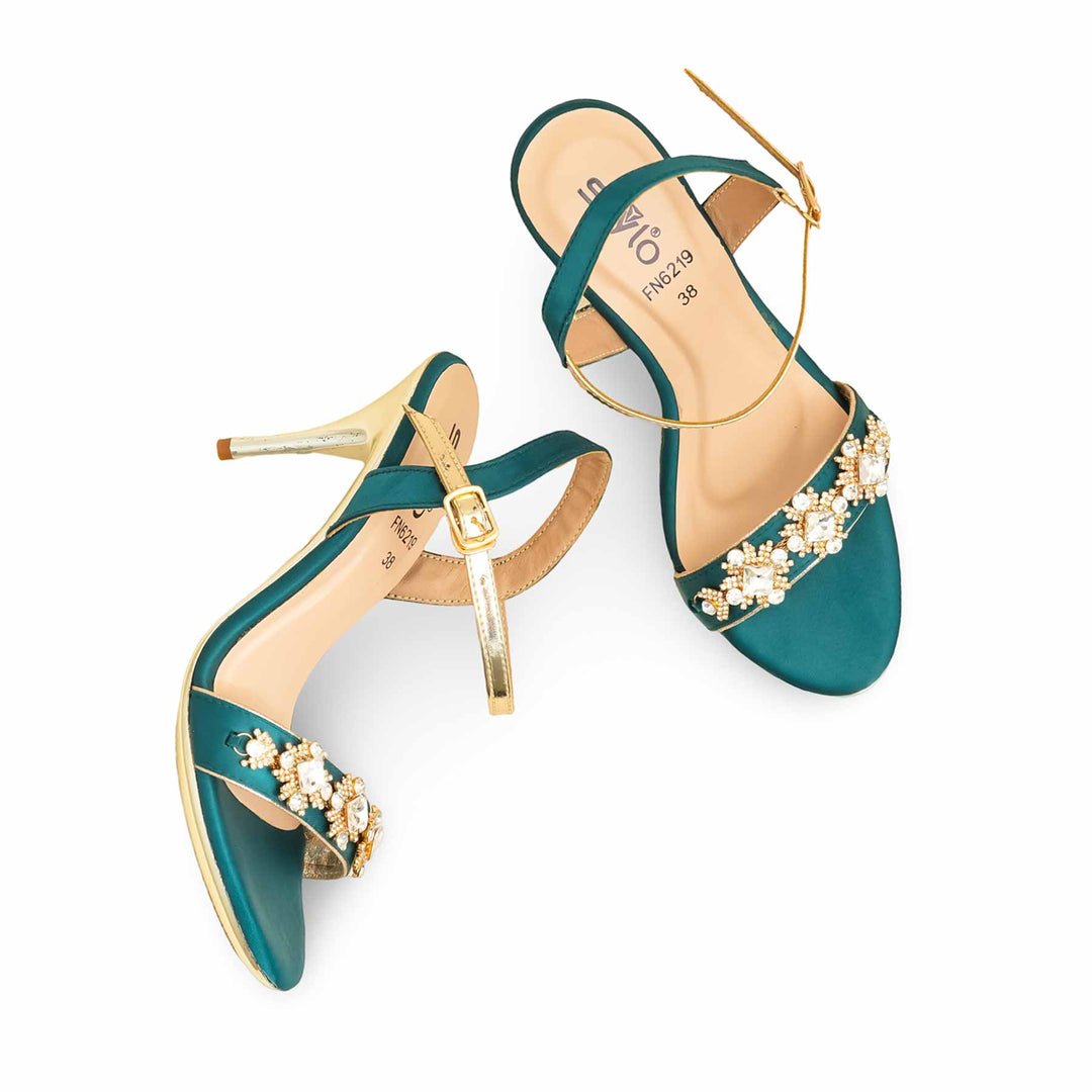 Seagreen Fancy Bridal Sandal FN6219