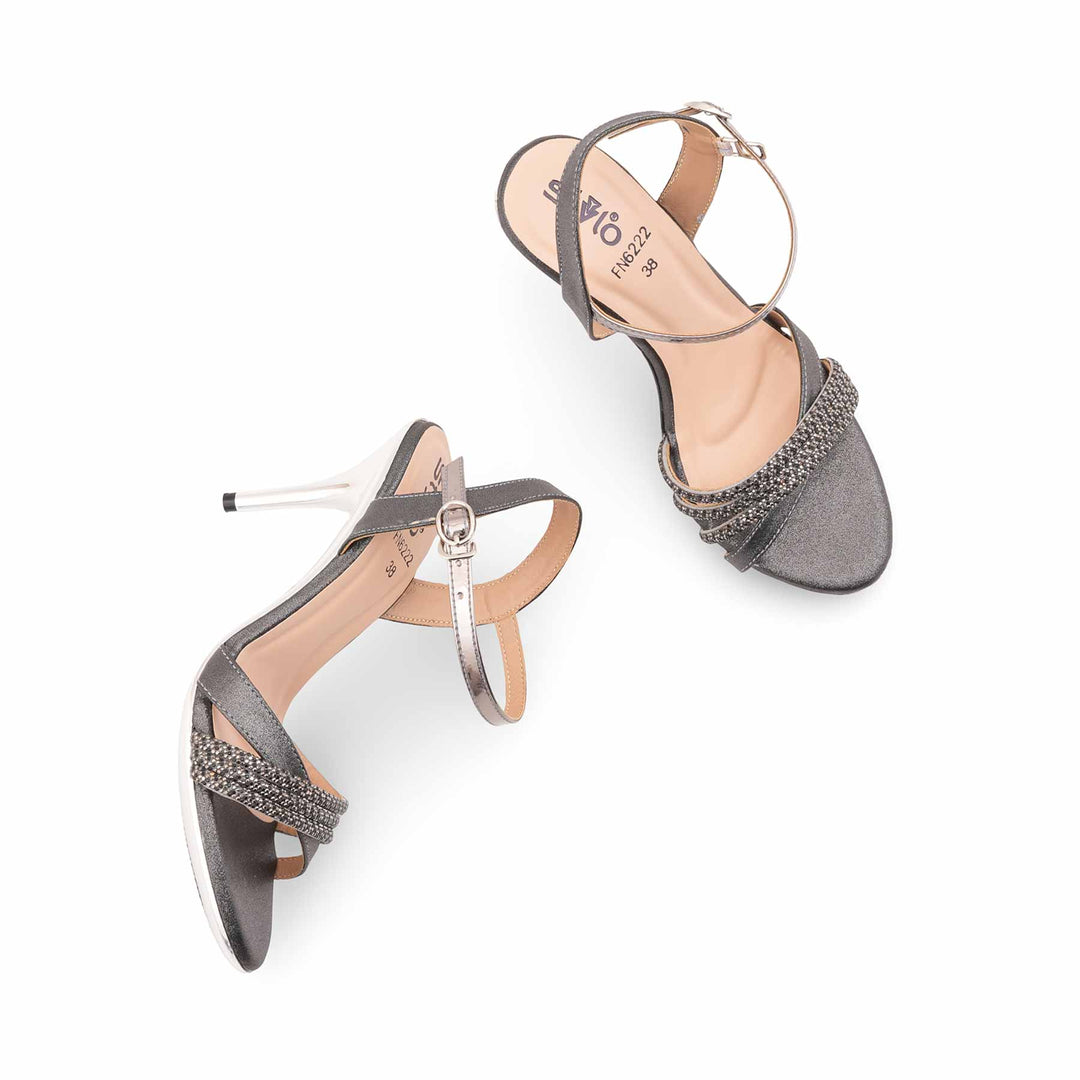 Grey Fancy Bridal Sandal FN6222