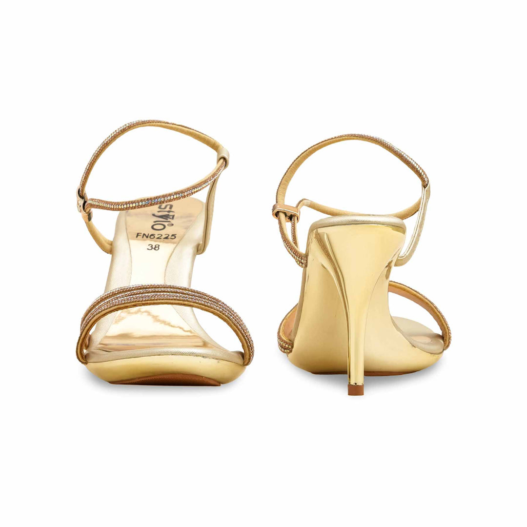Golden Fancy Bridal Sandal FN6225