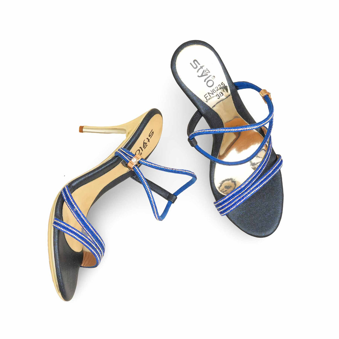 Navy Fancy Bridal Sandal FN6225